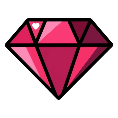 ruby gemstone sticker