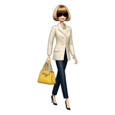 Anna wintour barbie sticker