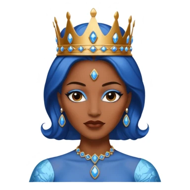 Brown hear mistique queen sticker