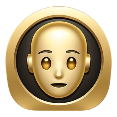 AI logo asking sticker