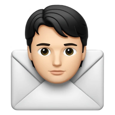 sobre de correo con el nombre de Tom Welling sticker