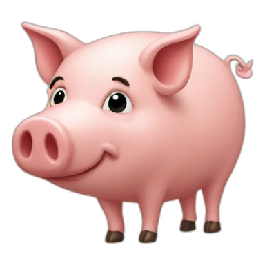 pig coin sticker