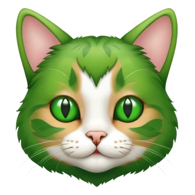 Shamrock cat sticker