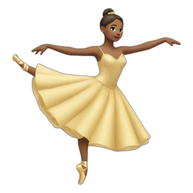 danseuse sur pointes sticker