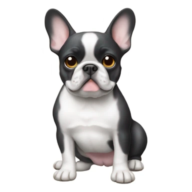 Tab French bulldog  sticker