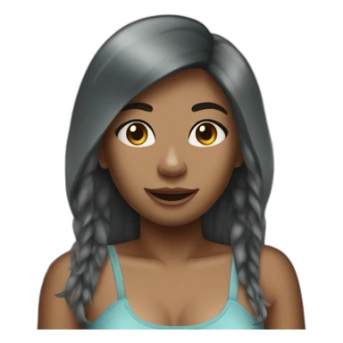 Shark girl transgender sticker