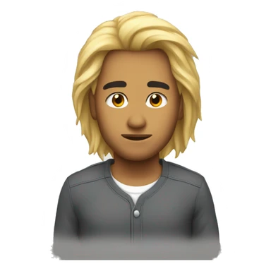 Morocho de pelo rubio sticker