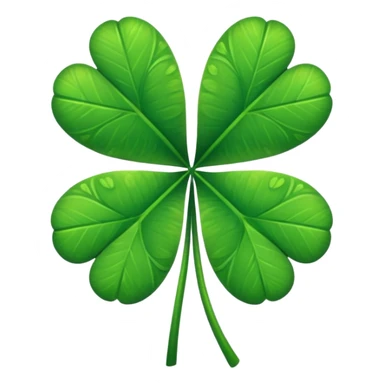 Four leaf clover sticker