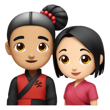 Pucca and Geru sticker