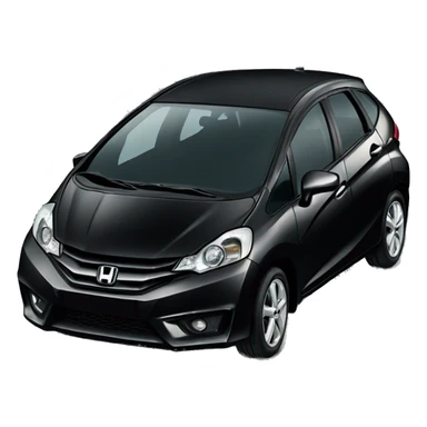 black honda jazz 2013 sticker