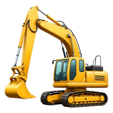excavator sticker