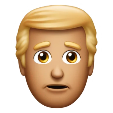 donald trump glazed donut sticker