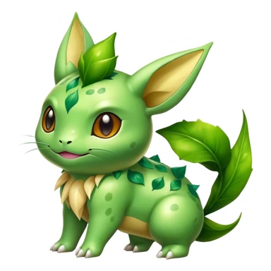 Shiny Exotic Bulbasaur-Leafeon-Bayleaf-Hybrid-Creature sticker