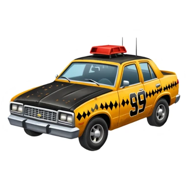 demolition derby sedan sticker