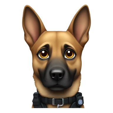Police dog sticker