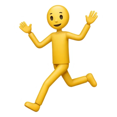yellow sticfigure sticker