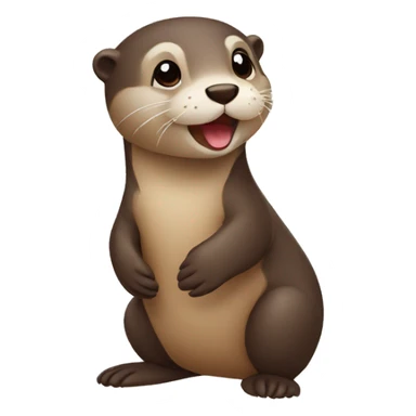 otter in love sticker