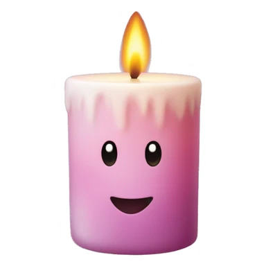 Scented candle with “Twinkle Candle” written on it sticker