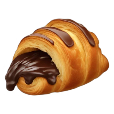 Chocolate croissant  sticker