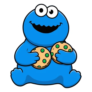 Cookie Monster  sticker