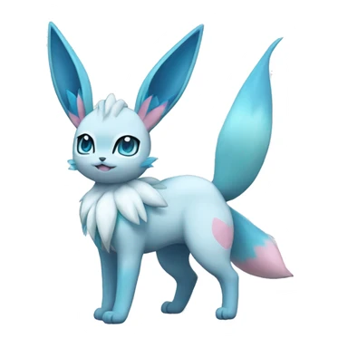 Glaceon-Sylveon full body sticker