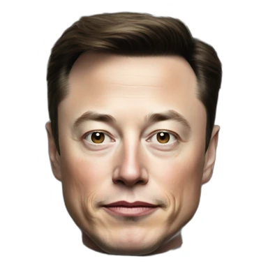 Elon musk on 100 dollar bill sticker