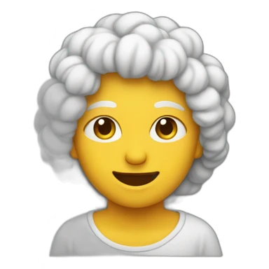 Une personne de couleur qui porte du coton sticker