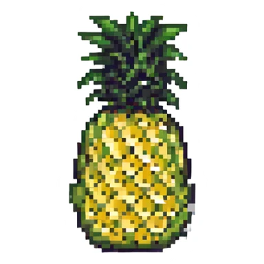 A pineapple sticker