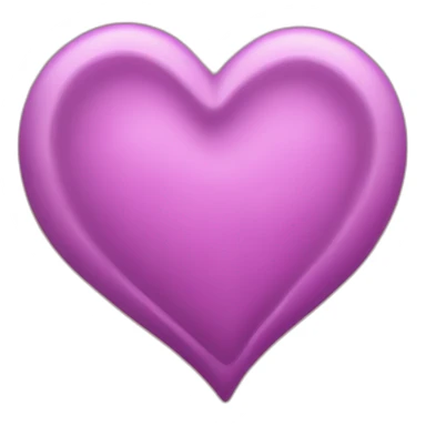 Coeur rose et mauve sticker