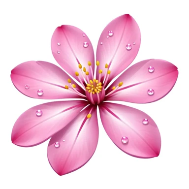 sakura flower with sparkles sticker