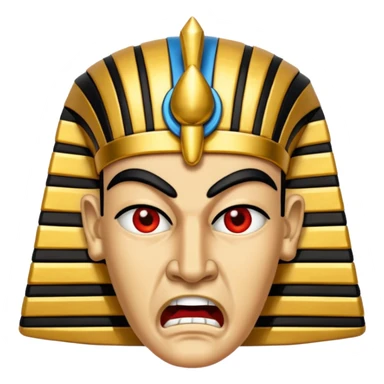 angry pharao sticker