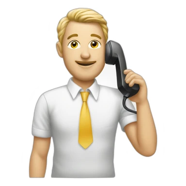 telefonhörer 80er Jahre weiß sticker