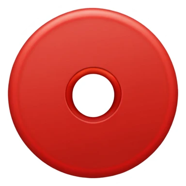 un circulo como este "⭕" sticker