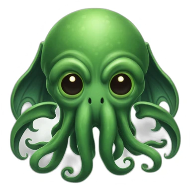Cthulhu, the evil god of the Cthulhu Mythos sticker