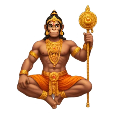 Lord Hanuman sticker