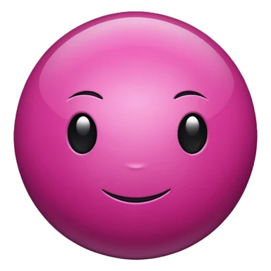 magenta sphere sticker