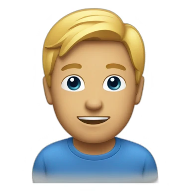 blue favicon sticker