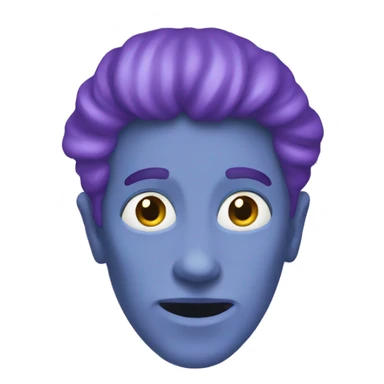 purple apparition  sticker