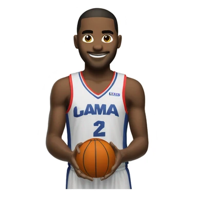 maillot de basket numéro 12 sticker