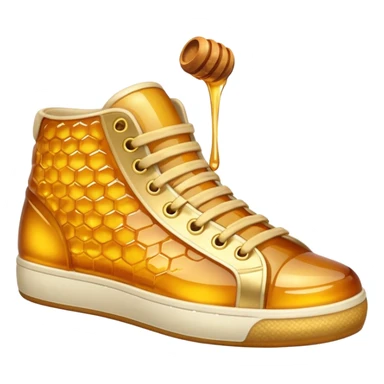 Sneakers made of honey  sticker