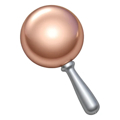 Rosegold baby rattle sticker