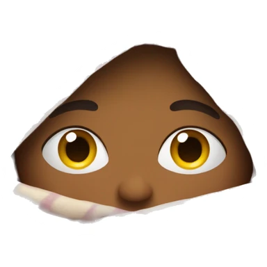 face covered with blanket sticker