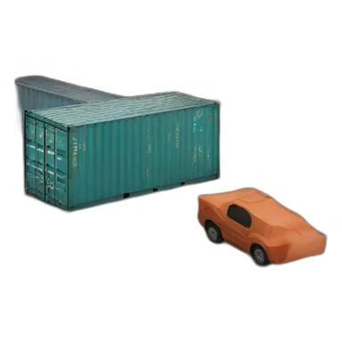 a shipping container named box park sticker