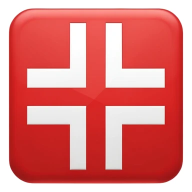 red cross icon sticker