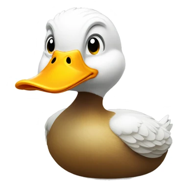 angry duck sticker