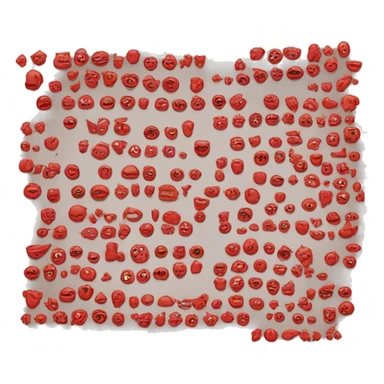 text minca nenno red  sticker