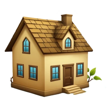 House with flooding around it sticker