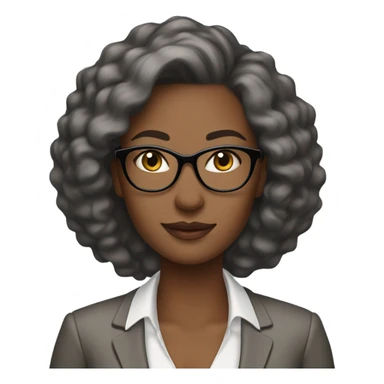 woman typically has a clean, professional style with simple, natural hair and minimal makeup. She wears smart-casual outfits, often pairing comfort with elegance, and accessorizes with a watch , reflecting modern practicality. sticker