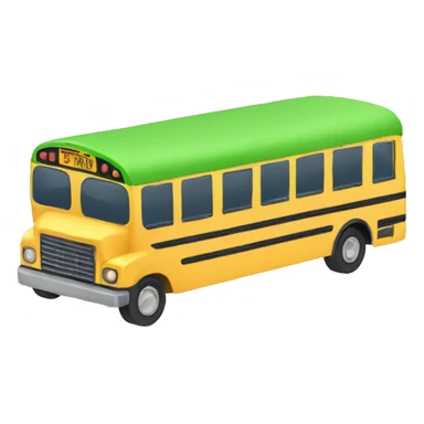 bus, top view sticker