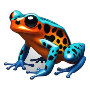 Poison dart frog oophaga pumilio sticker